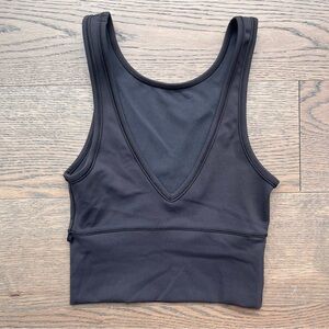 lululemon athletica Black V-Neck power pivot tank